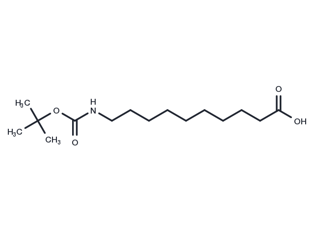 Boc-10-Aminodecanoic acid Chemical Structure