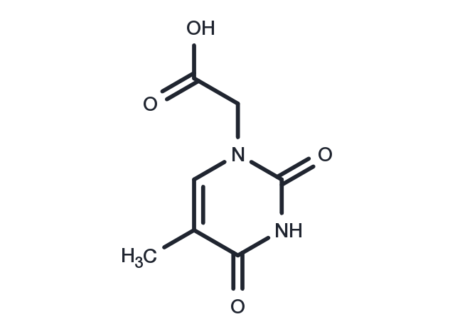 Thymin-1-yl  acetic acid Chemical Structure