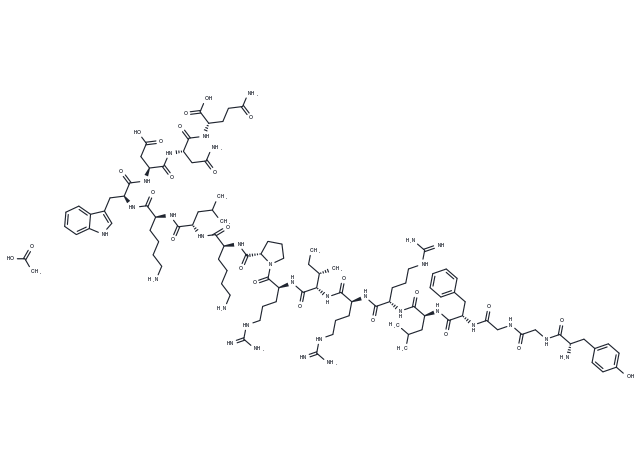TargetMol Chemical Structure Dynorphin A acetate(80448-90-4 free base)