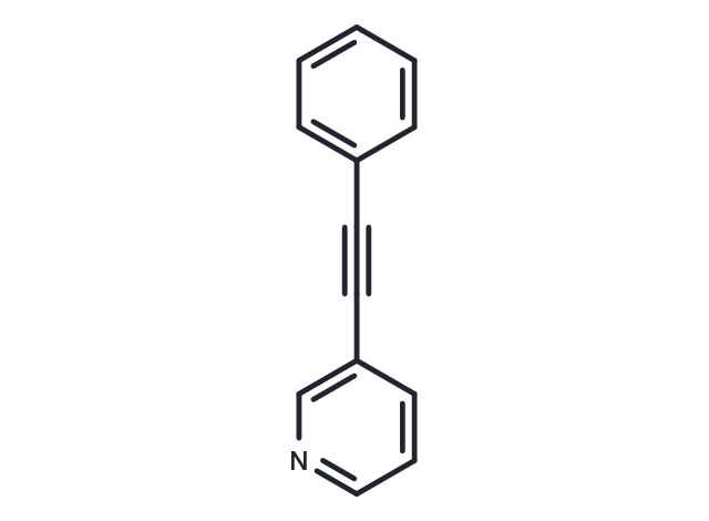 3-(2-phenylethynyl)pyridine Chemical Structure