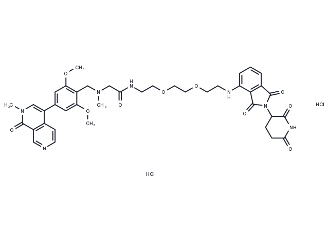 TargetMol Chemical Structure dBRD9 HCl