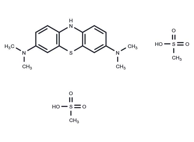 TargetMol Chemical Structure Leucomethylene blue mesylate
