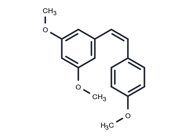 cis-trismethoxy Resveratrol Chemical Structure