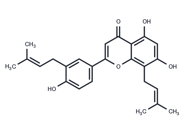 TargetMol Chemical Structure 8,3'-Diprenylapigenin