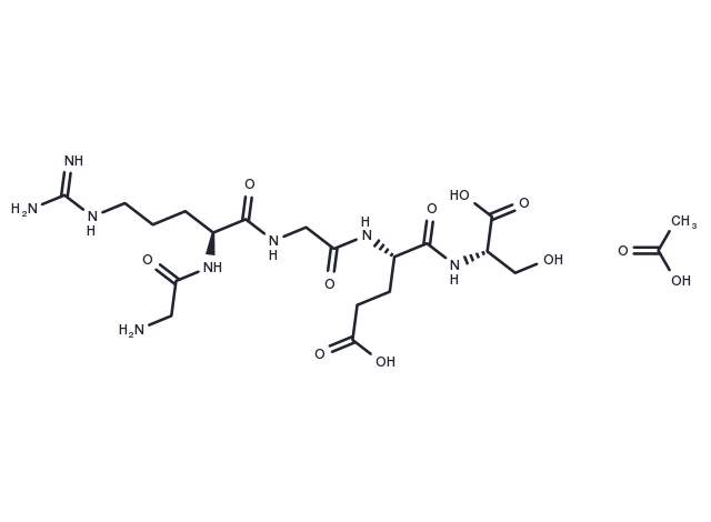 Fibronectin Active Fragment Control acetate Chemical Structure
