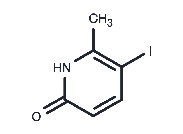 3-Iodo-6-hydroxy-2-methylpyridine Chemical Structure