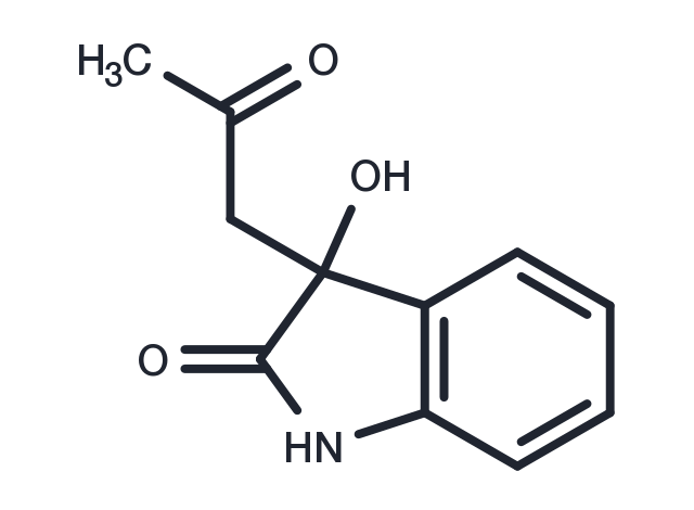 3-Hydroxy-3-acetonyloxindole Chemical Structure