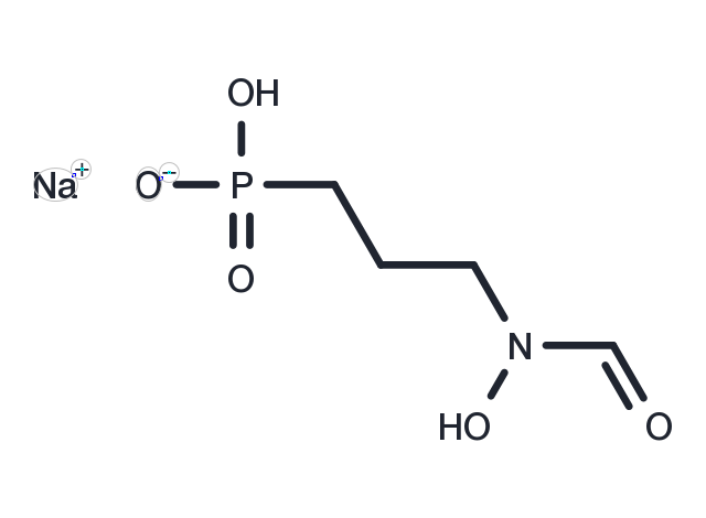 Fosmidomycin sodium salt Chemical Structure