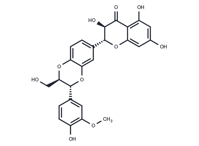TargetMol Chemical Structure Silibinin