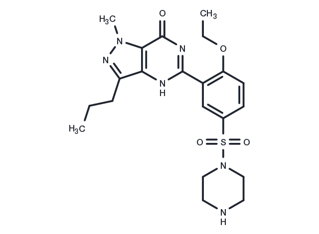 TargetMol Chemical Structure N-Desmethyl Sildenafil