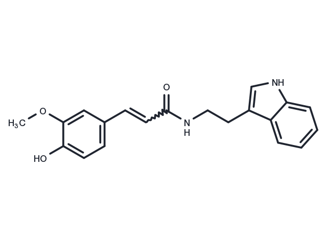 TargetMol Chemical Structure Nb-Feruloyltryptamine