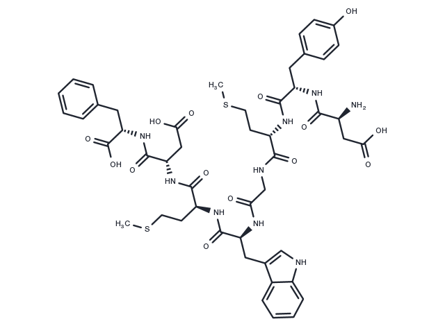 Cholecystokinin (26-33) free acid Chemical Structure