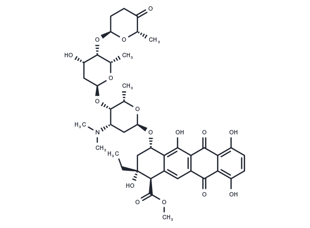Cinerubine A Chemical Structure