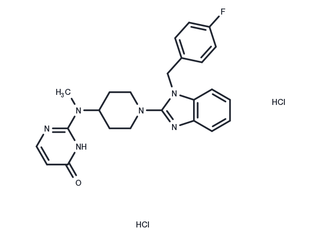 Mizolastine dihydrochloride Chemical Structure