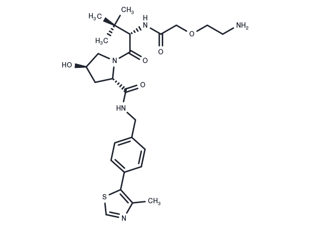 (S,R,S)-AHPC-PEG1-NH2 Chemical Structure
