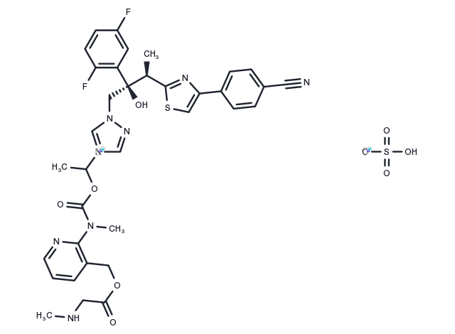 TargetMol Chemical Structure Isavuconazonium sulfate
