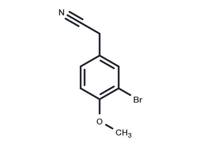 3-Bromo-4-Methoxyphenylacetonitrile Chemical Structure