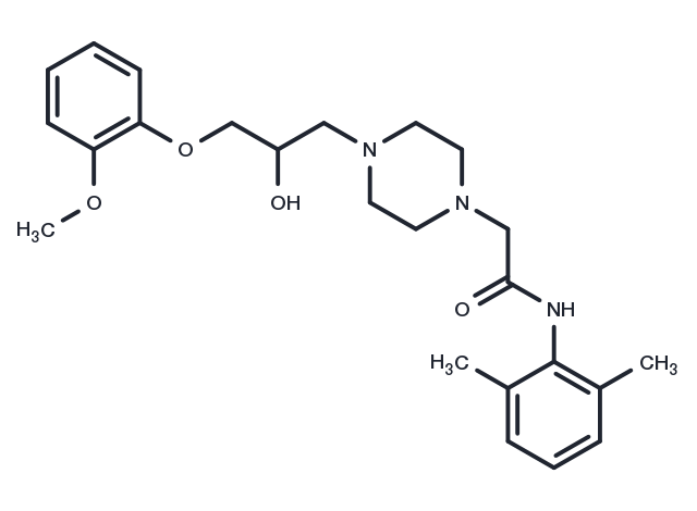 TargetMol Chemical Structure Ranolazine