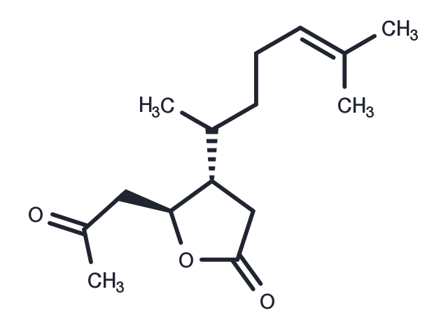 TargetMol Chemical Structure 3,4-Seco-3-oxobisabol-10-ene-4,1-olide