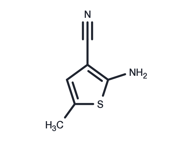 TargetMol Chemical Structure 2-Amino-5-methyl-3-thiophenecarbonitrile