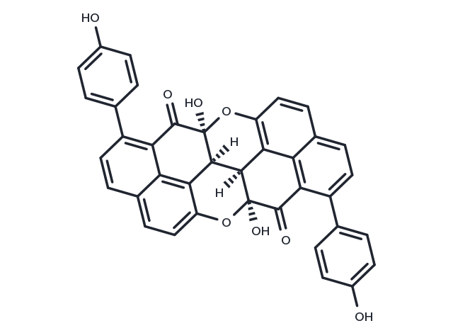 TargetMol Chemical Structure 4',4''-Dihydroxyanigorootin