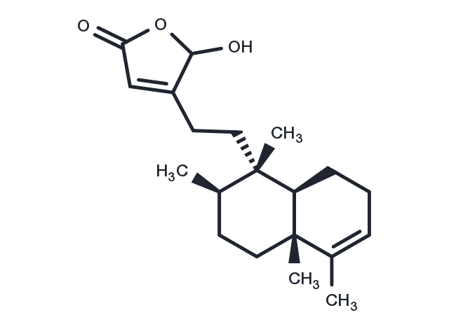 TargetMol Chemical Structure 16-Hydroxycleroda-3,13-dien-15,16-olide