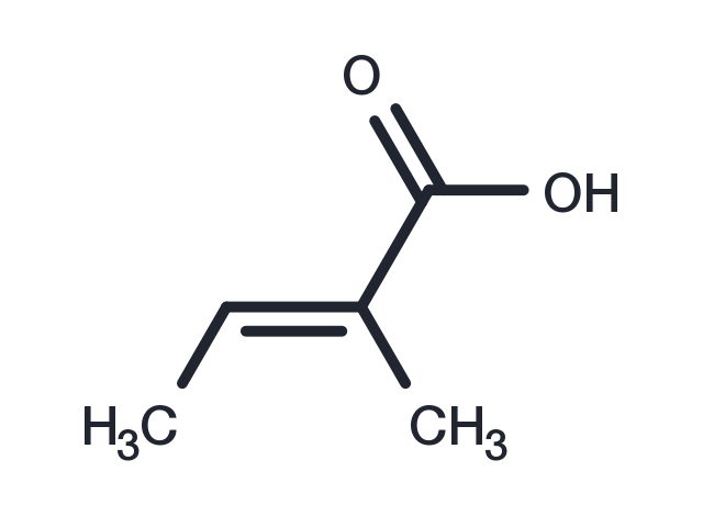 TargetMol Chemical Structure Tiglic acid