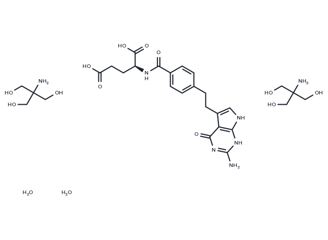 Pemetrexed tromethamine Chemical Structure