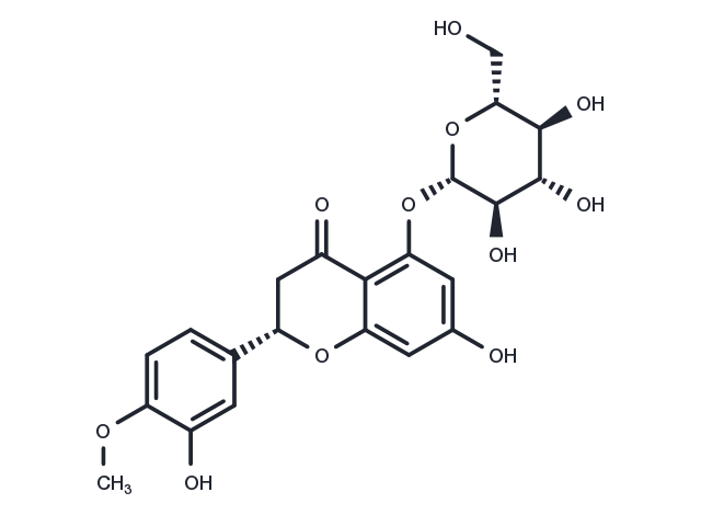 Hesperetin 5-O-glucoside Chemical Structure
