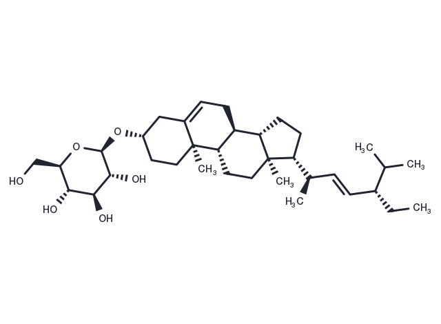 Stigmasterol glucoside Chemical Structure
