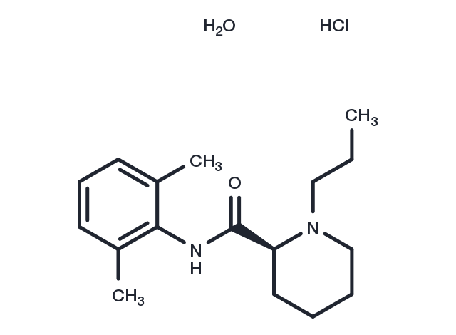 TargetMol Chemical Structure Ropivacaine hydrochloride monohydrate