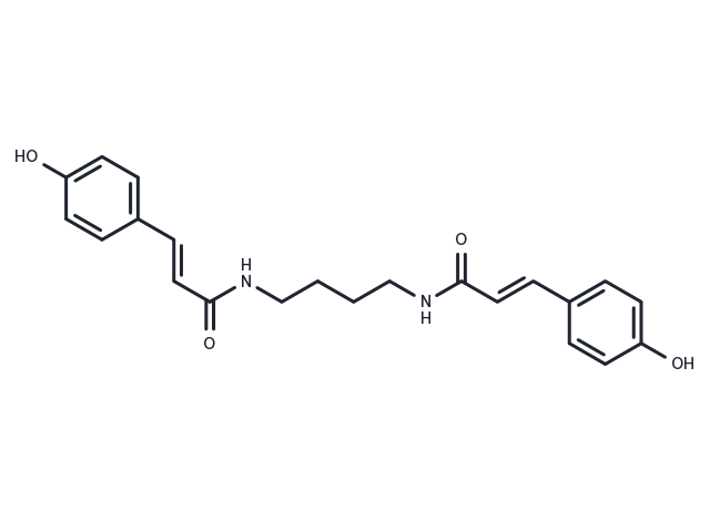 N1,N4-Di-p-coumaroylputrescine Chemical Structure