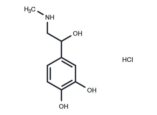 TargetMol Chemical Structure DL-Adrenaline Hydrochloride