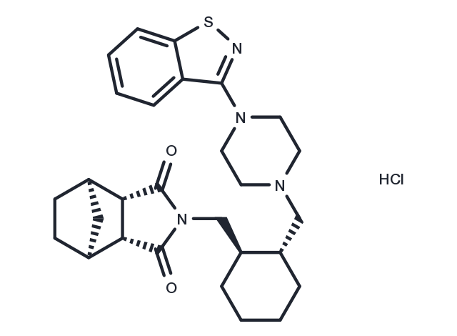 TargetMol Chemical Structure Lurasidone hydrochloride