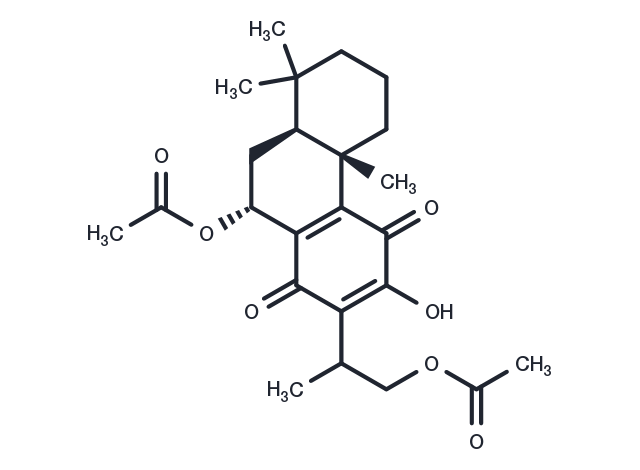 TargetMol Chemical Structure 16-Acetoxy-7-O-acetylhorminone