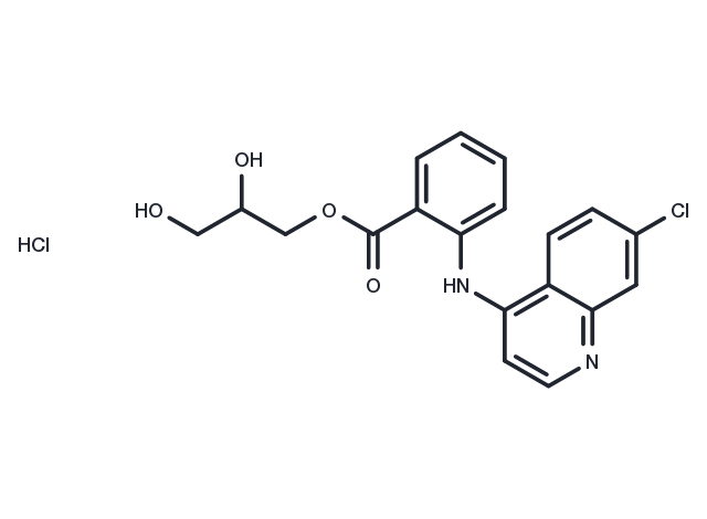 TargetMol Chemical Structure Glafenine Hydrochloride