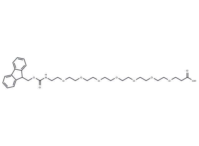 TargetMol Chemical Structure Fmoc-N-PEG7-acid