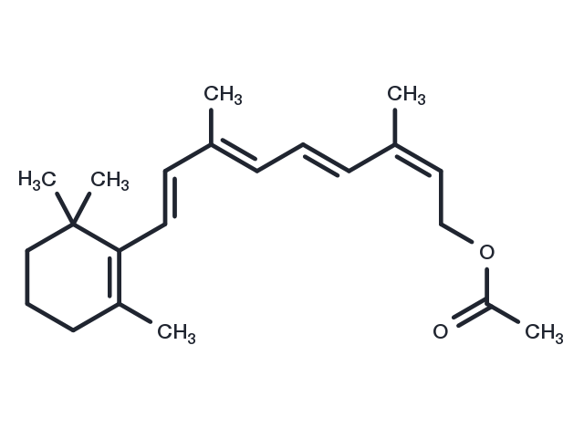 13-cis-Retinyl acetate Chemical Structure