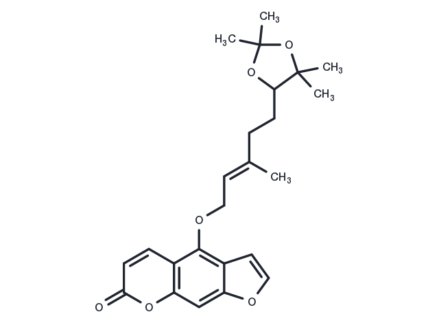 TargetMol Chemical Structure 6',7'-Dihydroxybergamottin acetonide
