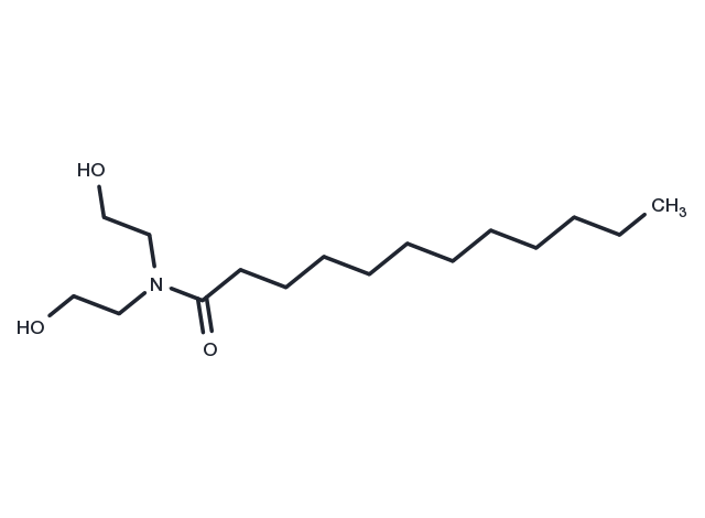 Lauric Acid Diethanolamide Chemical Structure
