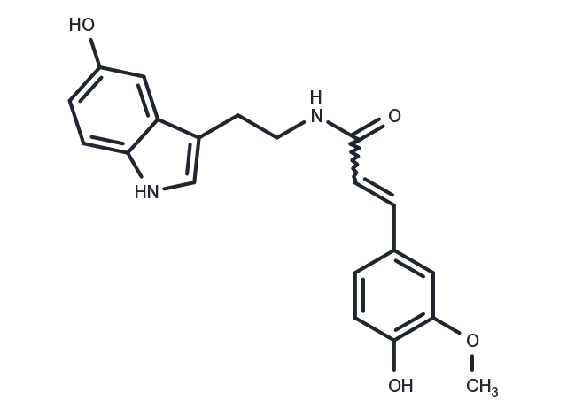 TargetMol Chemical Structure N-Feruloylserotonin