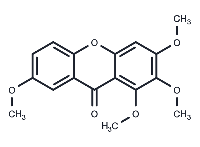 TargetMol Chemical Structure 1,2,3,7-Tetramethoxyxanthone