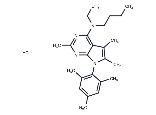 Antalarmin hydrochloride Chemical Structure