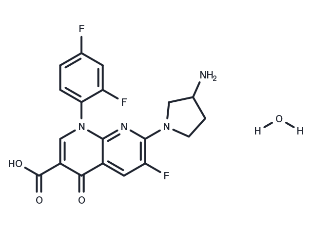Tosufloxacin tosilate Chemical Structure