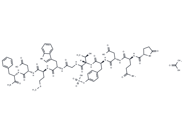 TargetMol Chemical Structure Ceruletide Ammonium acetate