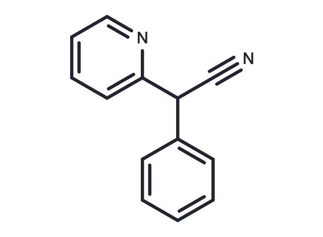 2-Phenyl-2-(2-pyridyl)acetonitrile Chemical Structure