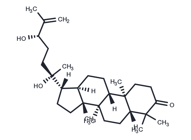 20,24-Dihydroxydammar-25-en-3-one Chemical Structure