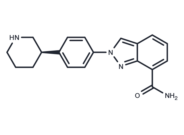 TargetMol Chemical Structure Niraparib (R-enantiomer)
