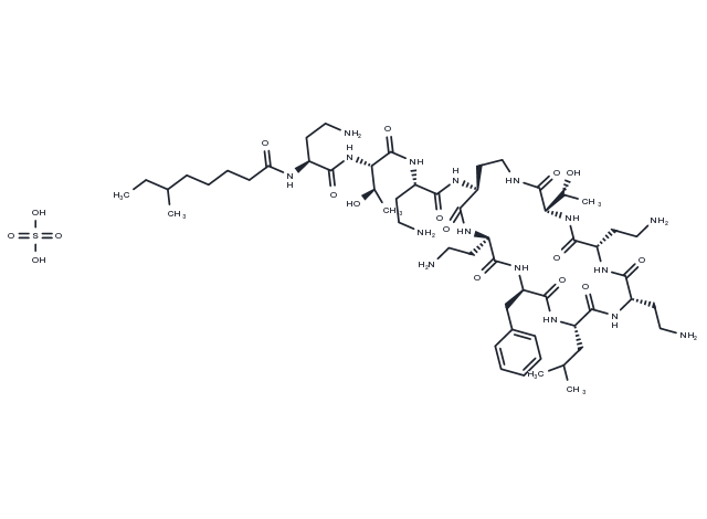 TargetMol Chemical Structure Polymyxin B Sulfate