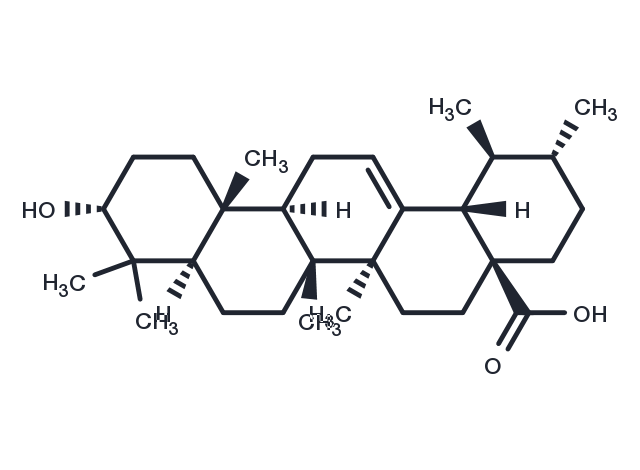 3-Epiursolic acid Chemical Structure